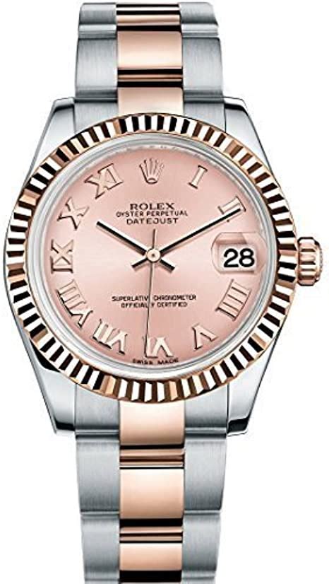 rolex donna lady just 31 quadrante rosa|Rolex Datejust 31 Rose gold .